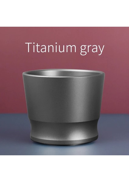 Titanyum Gri Tarzı Alüminyum Alaşımlı Akıllı Dozaj Halkası Bira Kaseleri Için Kahve Kurcalama Espresso Barista Aracı Kahve Tozu Için (Yurt Dışından)