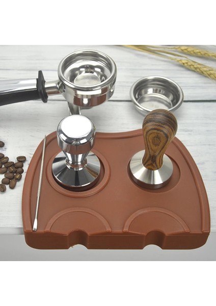 Çiftsiyah Stil Manuel Kahve Silikon Tampon Mat Barista Kahve Espresso Kurcalama Latte Sanat Kalem Dış Müdahale Tutacağı Ev Kahve Aksesuarları (Yurt Dışından) fırsatları