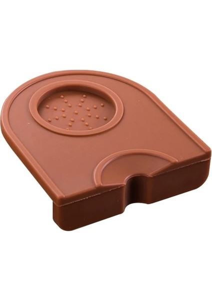 S Brown Style Cof Tampers Mat Fluted Cof Tampering Corner Mat Pad Tool Made For Baristas With Non-Slippery Food Safe Silicone (Yurt Dışından)