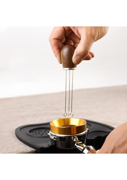 C2 Stili Iğneli Kahve Tamper Iğne Tipi Kahve Sabotaj Dağıtıcı Eşitleyici Alet Kahve Tozu Dağıtıcı (Yurt Dışından) fiyatları