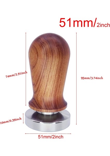 Tan Dış Müdahale 51 mm Stili Kahve Filtresi Sabotaj Tutucu Cafe Portafilter Standı Espresso Distribütörü Mat Taban Rafı Barista Araçları Aksesuarları (Yurt Dışından)