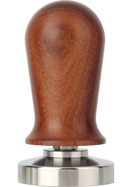 B Tarzı 58 mm mm Kalibre Edilmiş Espresso Tamper, Yaylı Ahşap Saplı Kalibre Kahve Sabotaj Paslanmaz Çelik Düz Taban (Yurt Dışından) modelleri