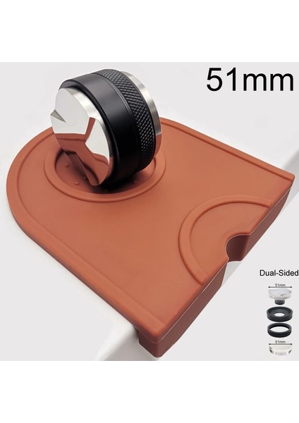 Çift Taraflı 51 mm Cmat Stili mm Kahve Dağıtıcı ve Kurcalama, Çift Kafa Kahve Düzleştirici Uyar, Ayarlanabilir Derinlik - Profesyonel Espresso El Kurcalamaları (Yurt Dışından)