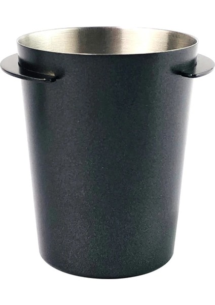 Buzlu Siyah 54MM Stili Paslanmaz Çelik Kahve Dozaj Fincan Saplı Espresso Makinesi Için Ayrılabilir Tasarım Cilalı Toz Besleyici (Yurt Dışından)