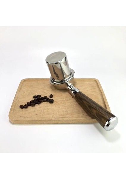 Buzlu Siyah 54MM Stili Paslanmaz Çelik Kahve Dozaj Fincan Saplı Espresso Makinesi Için Ayrılabilir Tasarım Cilalı Toz Besleyici (Yurt Dışından) fırsatları