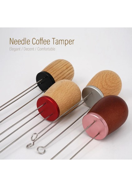 Bir Stil Iğne Of Sabotaj Dağıtıcı Espresso Karıştırıcı Karıştırma Aracı Paslanmaz Çelik Masif Ahşap Saplı Kahve Düzleştirici Aksesuarları (Yurt Dışından) fiyatları