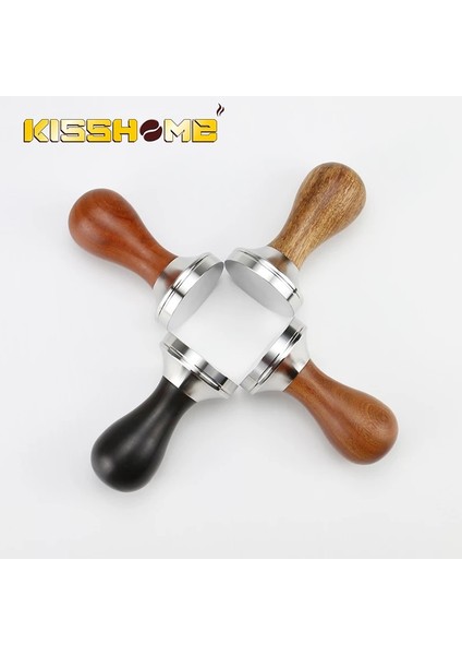 Sadece Temel Stil 57,5 mm Ahşap Saplı Kahve Sabotaj Toz Çekiç Paslanmaz Çelik Barista Espresso Aksesuarı (Yurt Dışından) fiyatları