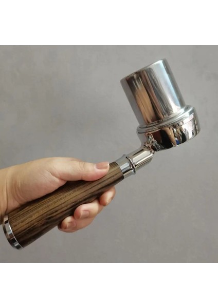 Buzlu Siyah 58MM Stili Paslanmaz Çelik Kahve Dozaj Fincan Saplı Espresso Makinesi Için Ayrılabilir Tasarım Cilalı Toz Besleyici (Yurt Dışından) fiyatları