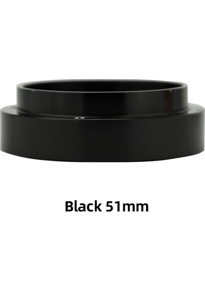 51 Mm'lik Siyah Stil Profesyonel Espresso Kahve Dozaj Halkası mm Doz Huni Alüminyum Kahve Malzemeleri Bira Kase Kahve Tozu Için Parçaları (Yurt Dışından)