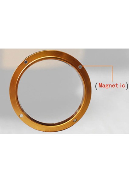 Bordo Tarzı 58MM 1 Adet Alüminyum Idr Akıllı Dozaj Halkası Bira Kase Kahve Tozu Espresso Barista Barista Aracı Barista Huni Portafil (Yurt Dışından)