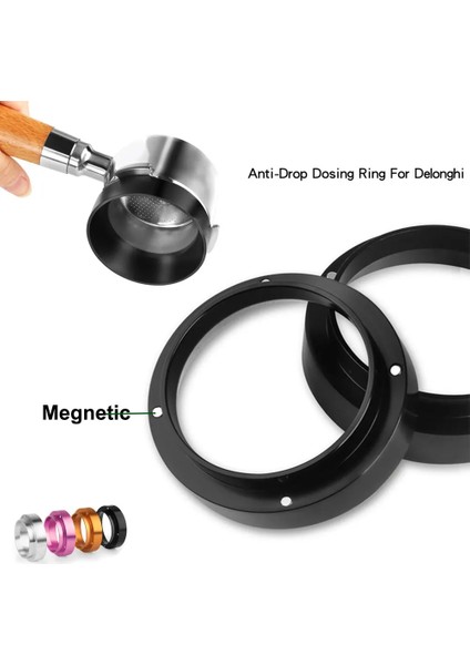 Bordo Tarzı 58MM 1 Adet Alüminyum Idr Akıllı Dozaj Halkası Bira Kase Kahve Tozu Espresso Barista Barista Aracı Barista Huni Portafil (Yurt Dışından) fiyatları