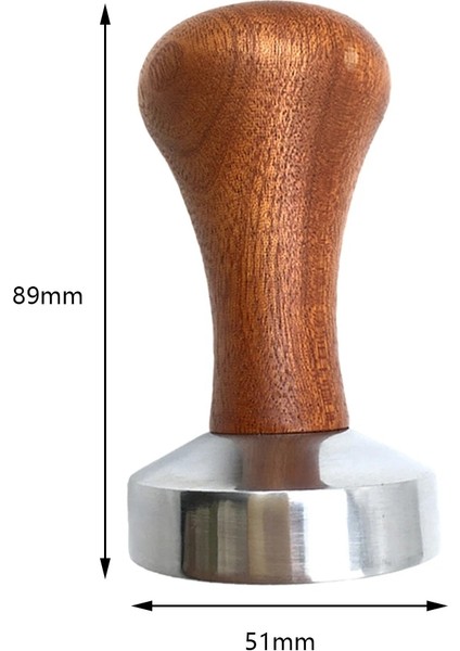 53 mm Tarzı mm Kahve Sabotaj Gıda Sınıfı Kahve Sabotaj Leveler Ahşap Saplı Kahve Kahve Makinesi Için Kahve Distribütörü Kahve (Yurt Dışından) modelleri