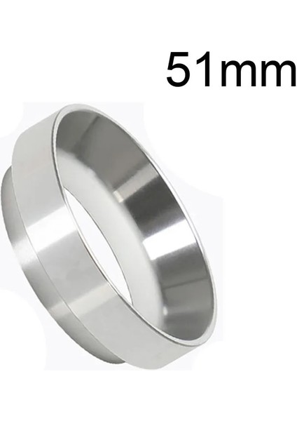 Şerit Yüzük 51MM Tarzı 304 Paslanmaz Çelik mm Çift Taraflı Kahve Tamper 3 Açılı Eğimli ve Düz Tabanlı, Espresso Kahve Porfiltre Filtre (Yurt Dışından)