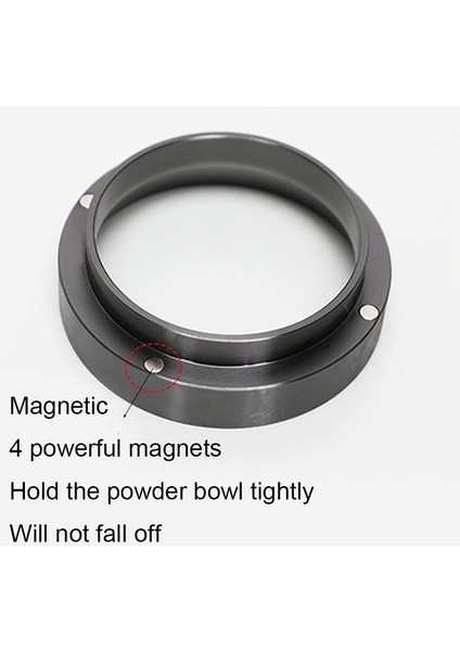 Altın Dozaj Halkası Stili 53 mm Alüminyum Akıllı Dozaj Halkası Kase Kahve Tozu Espresso Barista Aracı mm Profilter Kahve Sabotaj Için (Yurt Dışından) indirimleri