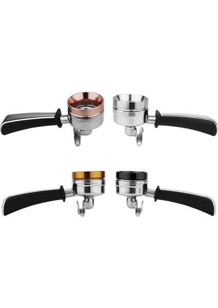 Siyah Stil 51 mm Of Dozaj Halkası Alüminyum Kahve Distribütör El Yapımı Kahve mm Espresso Dozaj Hunisi Halkası Alüminyum Kahve Gereçleri (Yurt Dışından)