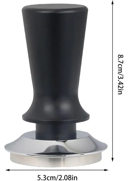 Siyah Stil mm Ayarlanabilir Derinlik Kahve Sabotaj Kalibre Edilmiş Sabit Basınç Espresso Dağıtıcı Paslanmaz Çelik Sabotaj Barista Araçları (Yurt Dışından)