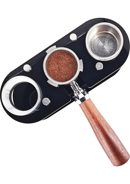 550ML Fincan Stili Espresso Distribütörü Mat Taban Rafı Barista Araçları Aksesuarları Cafe Portafilter Standı Kahve Filtresi Dış Müdahale Tutacağı (Yurt Dışından)