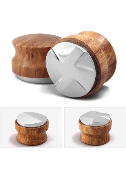 Yeşil Stil Kahve Sabotaj Dağıtıcı Ayarlanabilir Paslanmaz Çelik Espresso Macaron Dışbükey Dört Açılı Eğimli Taban (Yurt Dışından) modelleri