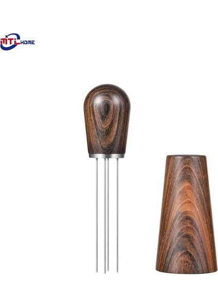 Raf Tarzı Siyah Masif Ahşap Saplı Iğne Kahve Sabotaj Distribütörü Leveler Aracı Barista Için Iğne Tipi Kahve Tozu Distribütörü (Yurt Dışından) fiyatları