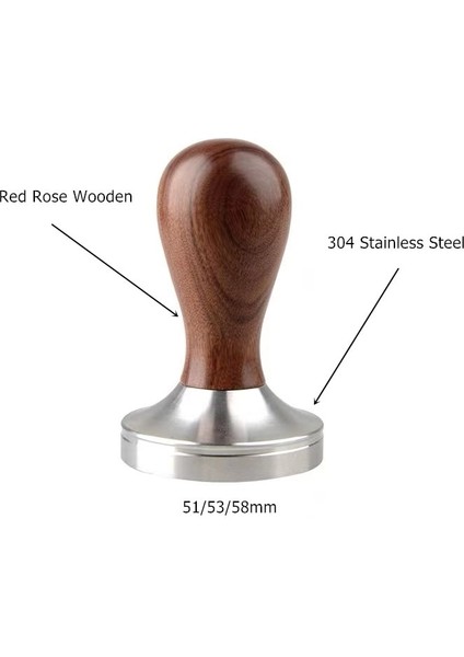 Kırmızı Ahşap Düz Stil 53 mm mm Çift Kafa Kahve Dağıtıcı Espresso Sabotaj Ayarlanabilir Öğütücü Sabotaj Köşe Kahve Dağıtıcı 디스트리뷰터 (Yurt Dışından)