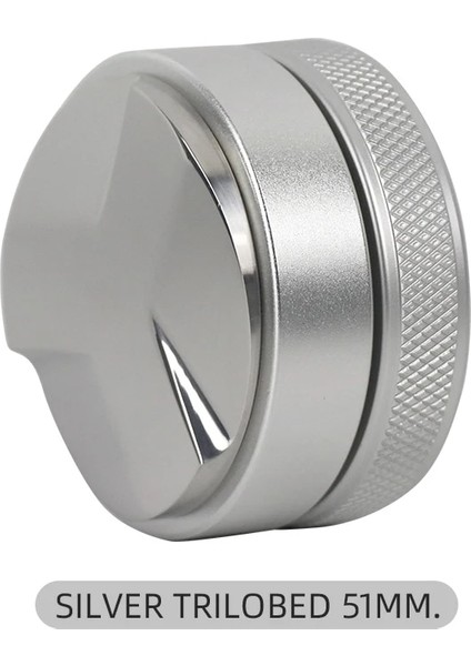 Gümüş 51 mm Stili Çoğu Portafilter Için Ayarlanabilir Paslanmaz Çelik Kahve Distribütörü Espresso Sabotaj (Yurt Dışından)