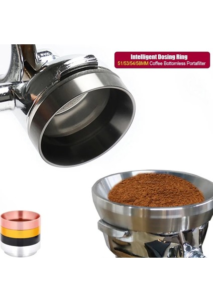 Siyah Stil 58 mm mm Sabotaj Espresso Kahve Dozaj Halkası Kahve Filtresi Espresso Kahve Aksesuarları Için Değiştirme Halkası Kahve Distribütörü (Yurt Dışından) modelleri