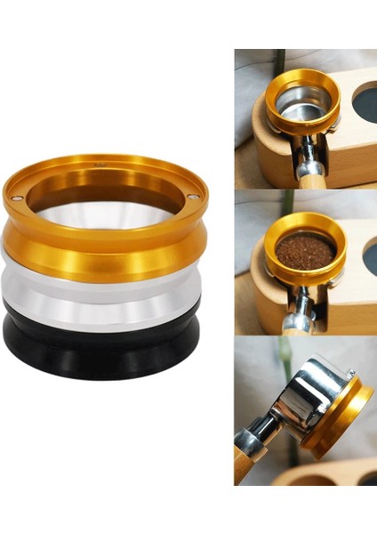 Doz Halkası Siyah Tarzı 53MM Espresso Dozaj Hunisi Alüminyum Dozaj Halkası Hassas mm Breville Delonghi Portafilters Huni Cezve Aracı (Yurt Dışından) fiyatları