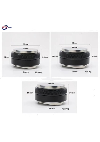 3 Açılı Stil 53 mm mm Çift Kafa Kahve Dağıtıcı Espresso Sabotaj Ayarlanabilir Öğütücü Sabotaj Köşe Kahve Dağıtıcı 디스트리뷰터 (Yurt Dışından)