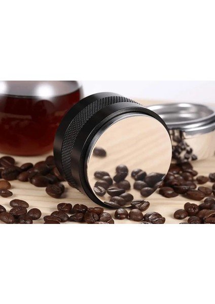 Açık Yeşil Tarzı 53 mm mm Kahve Distribütörü ve Tamper Kahve Distribütörü Tesviye Aleti, Espresso Dağıtıcı Ayarlanabilir Derinlik Her Iki Tarafta (Yurt Dışından) indirimleri