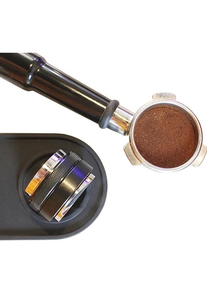 53MM Tamper Style Paslanmaz Çelik Çift Kafa Kahve Sabotaj 3 Açılı Eğimli ve Düz Tabanlı, Espresso Kahve Porfiltre Filtresi (Yurt Dışından) modelleri