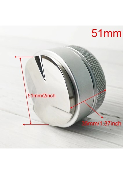 Şerit 51 mm Stili 304 Paslanmaz Çelik Kahve Sabotaj Kahve Distribütörü Kahve Tozu Çekiç Özelleştirilmiş Kahve Aksesuarları (Yurt Dışından) fiyatları
