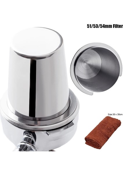 Siyah Fincan Havlu Stili 120ML Paslanmaz Çelik Kahve Dozajlama Kupası Sabotaj Toz Besleyici Parçası Gümüş Kahve Öğütücü Espresso Makinesi Için Uygun (Yurt Dışından) fırsatları