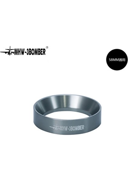 Gri Stil 58MM Manyetik Espresso Kahve Dozaj Halkası, Portafilters Kahve Filtresi Catcher Espresso Demleme Için Yedek Halka (Yurt Dışından)