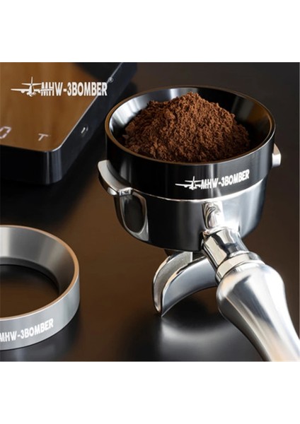 Gri Stil 58MM Manyetik Espresso Kahve Dozaj Halkası, Portafilters Kahve Filtresi Catcher Espresso Demleme Için Yedek Halka (Yurt Dışından) modelleri