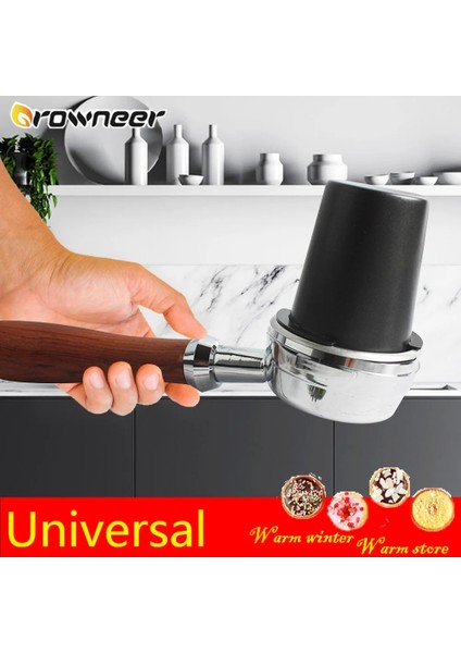 Gri Stil Paslanmaya Dayanıklı Parlatma Kahve Dozaj Fincan Espresso Makinesi Için Paslanmaz Çelik Kahve Tozu Besleyici Öğütücü Yardımcısı Giyin (Yurt Dışından) fiyatları