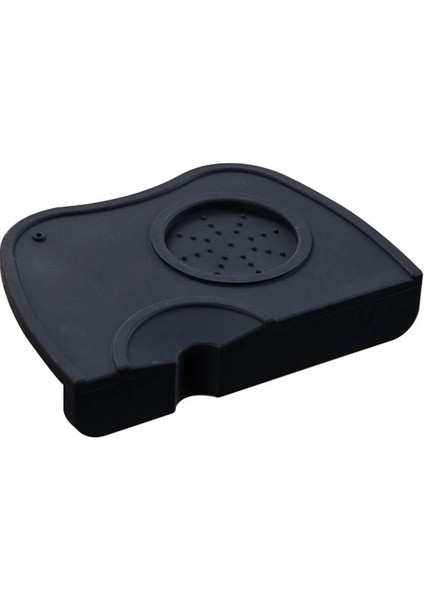 M Siyah Stil Cof Tampers Mat Fluted Cof Tampering Corner Mat Pad Tool Made For Baristas With Non-Slippery Food Safe Silicone (Yurt Dışından)