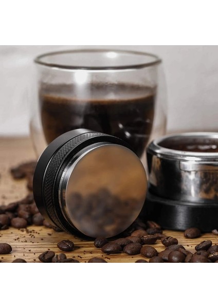 Küçük Stil Mlıa mm Kahve Dağıtıcı ve Kurcalama, Çift Kafa Kahve Düzleştirici Uyar, Ayarlanabilir Derinlik - Profesyonel Espresso El Kurcalamaları (Yurt Dışından)