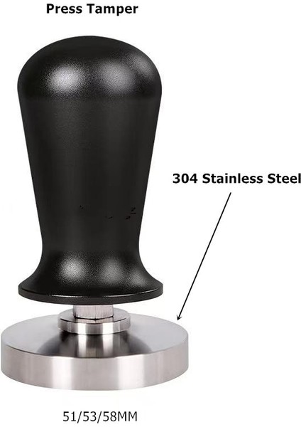 Sabotaj Stiline Basın 51 mm mm Kahve Distribütörü Kalibre Edilmiş Basınç Sabotaj Tozu Çekiç Barista Espresso Makinesi Araçları Cafe Aksesuarları (Yurt Dışından)