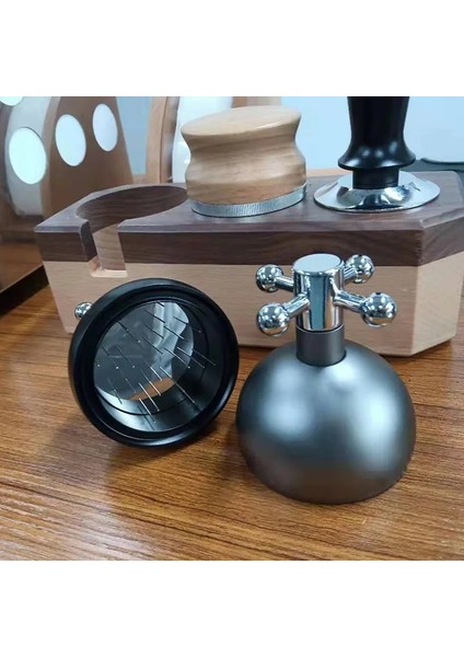 Huni Yüzük 2 Tarzı 53 mm Iğneli Kahve Paslanmaz Çelik Tamper Kahve Sabotaj Dağıtıcı Düzleştirici Alet Iğne Tipi Kahve Tozu Dağıtıcı (Yurt Dışından) fiyatları