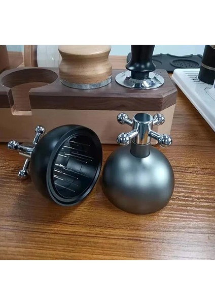 Huni Yüzük 2 Tarzı 53 mm Iğneli Kahve Paslanmaz Çelik Tamper Kahve Sabotaj Dağıtıcı Düzleştirici Alet Iğne Tipi Kahve Tozu Dağıtıcı (Yurt Dışından) fırsatları