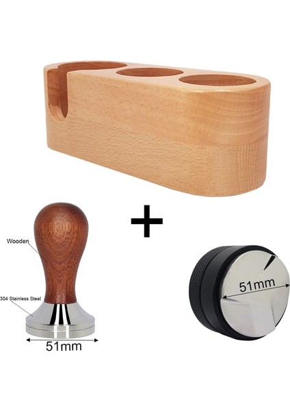 Xın Dış Müdahale 51MM Stili mm Ahşap Espresso Sabotaj Mat Standı Kahve Sabotaj Makinesi Kahve Gereçleri Destek Tabanı Raf Aksesuarları (Yurt Dışından) fiyatları