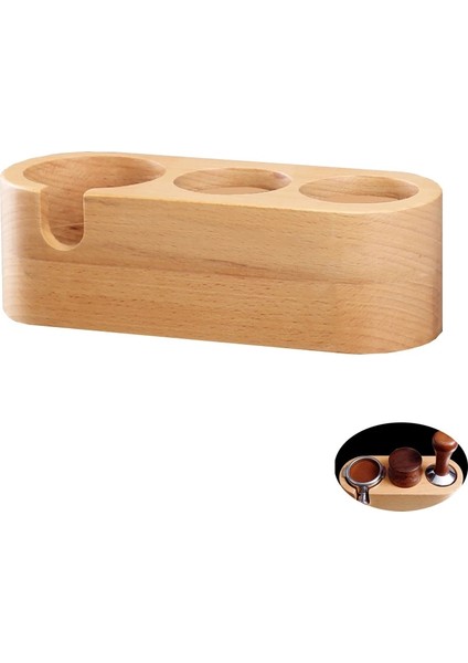 Xın Dış Müdahale 51MM Stili mm Ahşap Espresso Sabotaj Mat Standı Kahve Sabotaj Makinesi Kahve Gereçleri Destek Tabanı Raf Aksesuarları (Yurt Dışından) modelleri