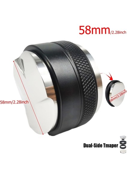 Çift Taraflı 58 mm Stili Kahve Sabotaj Cafe Sabotaj Standı Basın Espresso Kahve Makinesi Çift Kahve Mat Iğne Barista Aksesuarları (Yurt Dışından)