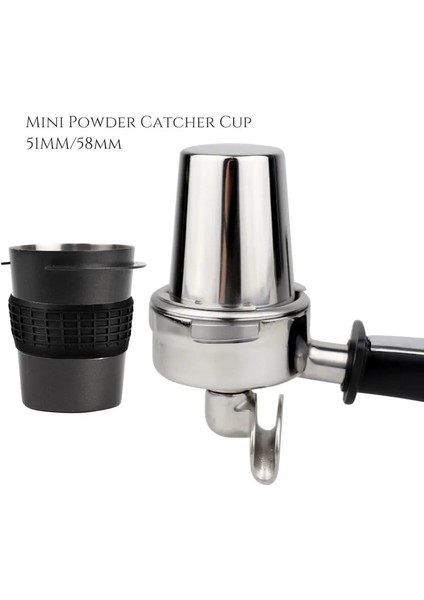 51-53MM Stili Destek Paslanmaz Çelik Kahve Dozajlama Kupası Espresso Makinesi Dozajlama Kupası Için Toz Besleyici Parçası (Yurt Dışından) fırsatları