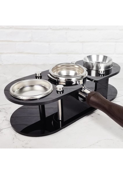 51 53 mm Tutucu Stili Cafe Portafilter Standı Kahve Filtresi Dış Müdahale Tutacağı Espresso Distribütörü Mat Taban Rafı Barista Araçları Aksesuarları (Yurt Dışından)