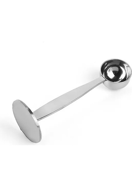 Gümüş Tarzı 304 Paslanmaz Çelik Kahve Sabotaj Espresso Kahve Sabotaj Ölçüm Kaşığı ile Kahve Tozu Basın Barista Sabotaj Aracı (Yurt Dışından)