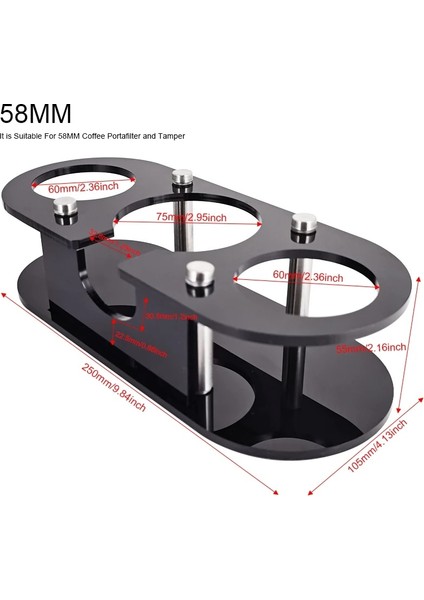 58MM Tutucu Stili Paslanmaz Çelik Kahve Tozu Sabotaj Çekiç 3 Açılı Tamperler Çift Mat Portafilter 350ML Sürahi Dozaj Halkası (Yurt Dışından)