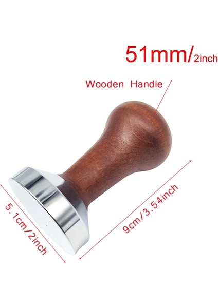 Bian 51 mm Stili 304 Paslanmaz Çelik Kahve Sabotaj Kahve Distribütörü Kahve Tozu Çekiç Özelleştirilmiş Kahve Aksesuarları (Yurt Dışından)