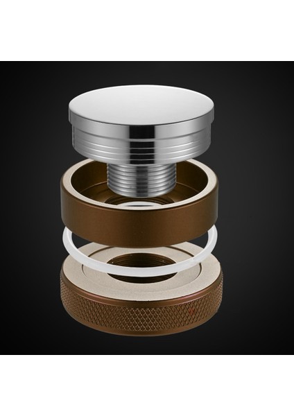 51MM-NORMAL Stil Paslanmaz Çelik Kahve Sabotaj Dağıtıcı Toz Çekiç Düzleştirici Espresso Dağıtım Aracı Ayarlanabilir El Sabotajları (Yurt Dışından) fiyatları