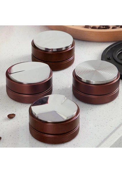 51MM-NORMAL Stil Paslanmaz Çelik Kahve Sabotaj Dağıtıcı Toz Çekiç Düzleştirici Espresso Dağıtım Aracı Ayarlanabilir El Sabotajları (Yurt Dışından) modelleri